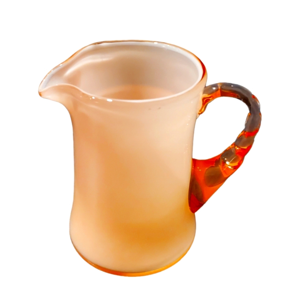 Fenton Glass Pink Creamer